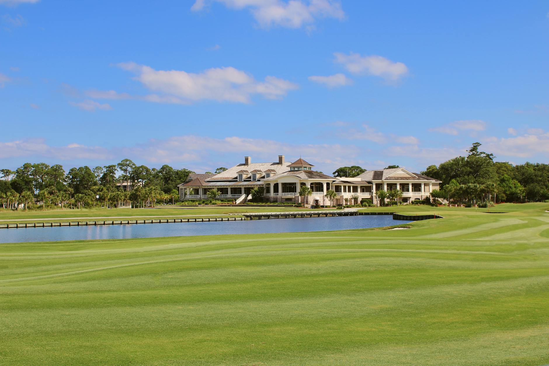 photo of a golf course during daytime